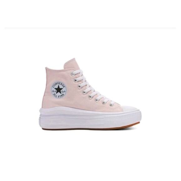 Converse Chuck Taylor All Star Move Platform Sneakers Women's Size 8 Pink Blush - Picture 1 of 8